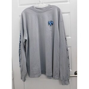 Warren Lotas Unforgiven Graphic Long Sleeve T-Shirt XL Gray 100% Cotton USA